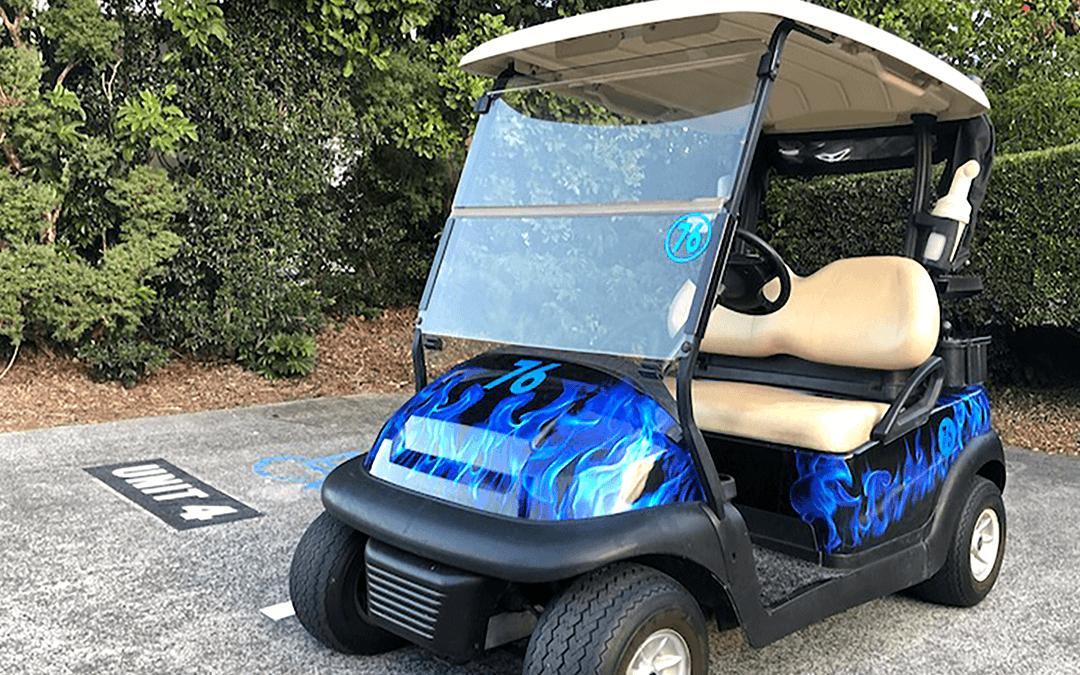 Vehicle Wrap Wraps Bike Car Van Stick Its Signs Gold Coast 2020 Golf Cart